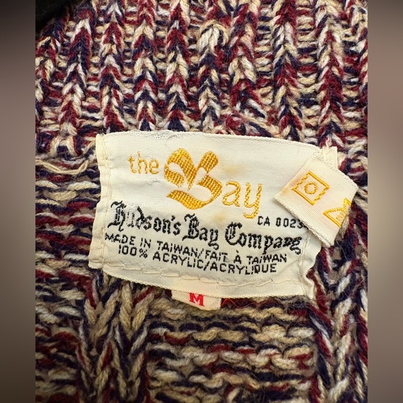 Vintage Women's Multicolor Knit Sweater - Picture 4 of 4